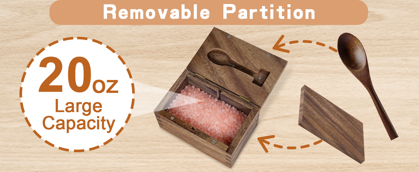 wooden salt keeper