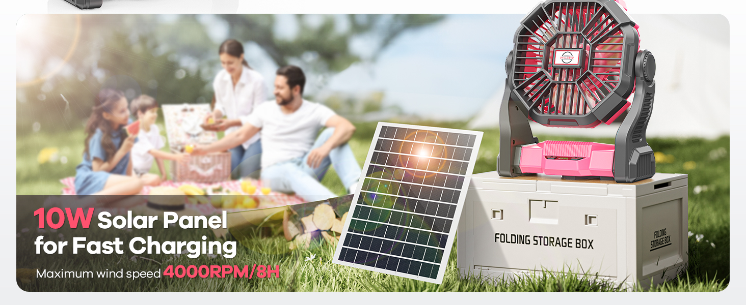 solar powered fan