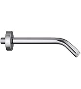 Enoughtmen Shower Arm with Flange +Tape,Stainless Steel Shower Head Extension Arms,Wall-Mounted S...