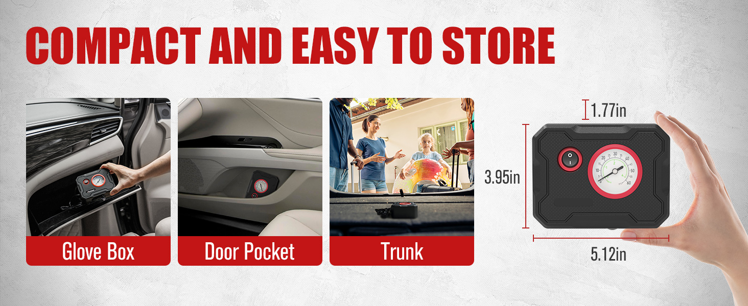 COMPACT AND EASY TO STORE