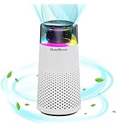 HomBreez Car Air Purifier, Quiet Portable Air Purifier for Car, School, Home, Office, HEPA Filter...