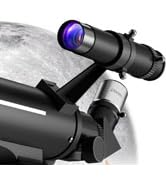 Vilupvie Telescope, Telescope for Kids &amp; Adults, 70mm Aperture 500mm Refractor Telescopes for Ast...