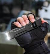 klarus FlatTac X1 Tactical Flashlight 4200 Lumens EDC, Slim USB-C Rechargeable, IPX6 Waterproof w...