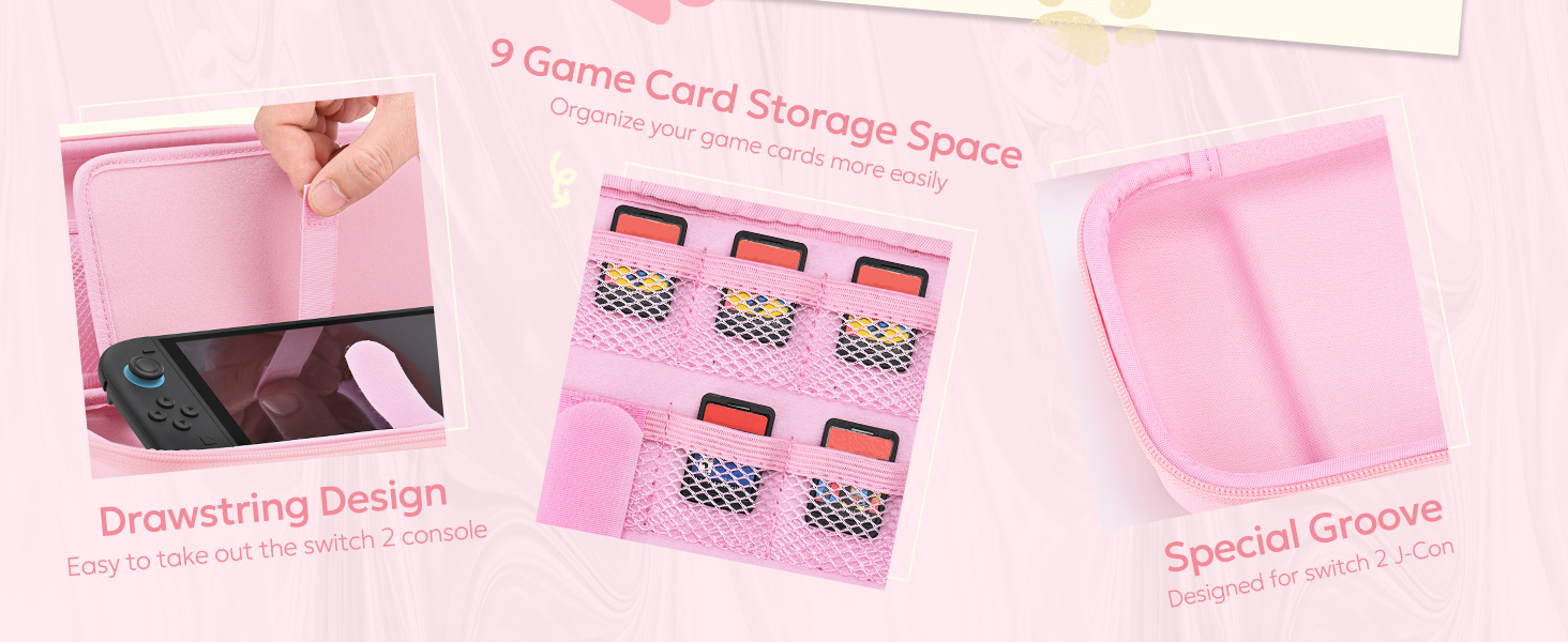 switch 2 case pink