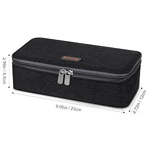 black pencil case size