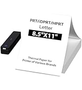 iDPRT MT610 Thermal Printer Paper 8.5 x 11 for MT610 Pro, D810, M08F, M832, M08E, A285M, A80, A81...