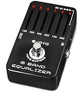 JOYO 6-Band EQ Pedal Electric Guitar Equalizer (100Hz 200Hz 400Hz 800Hz 1.6kHz 3.2kHz) Provides ±...