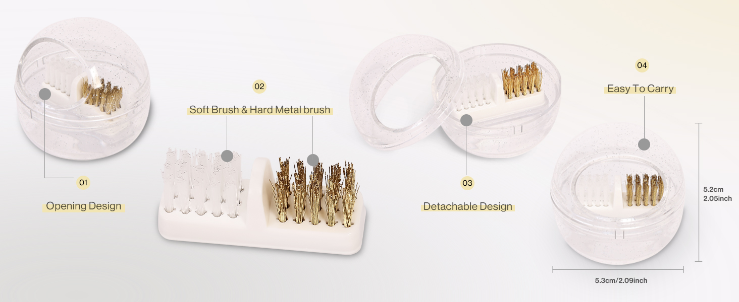 Nail Drill Bit Cleaner Box