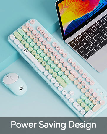 colorful keyboard and mouse wireless