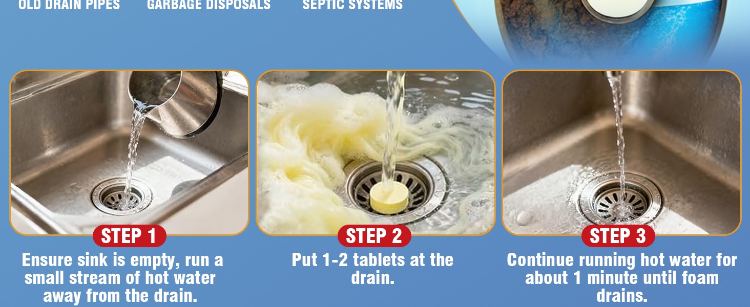 Smelly Drain Cleaner Tablets