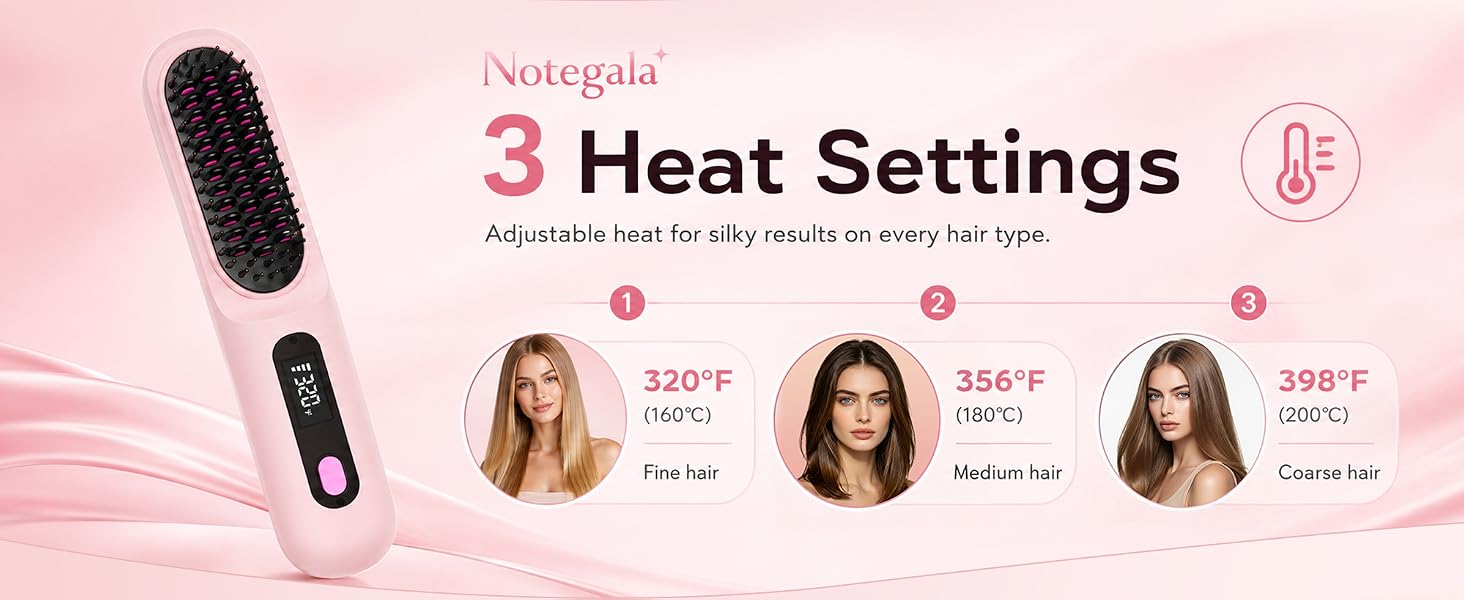 3 Heat Settings