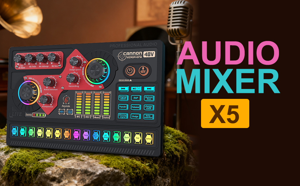Gaming Audio Mixer X5