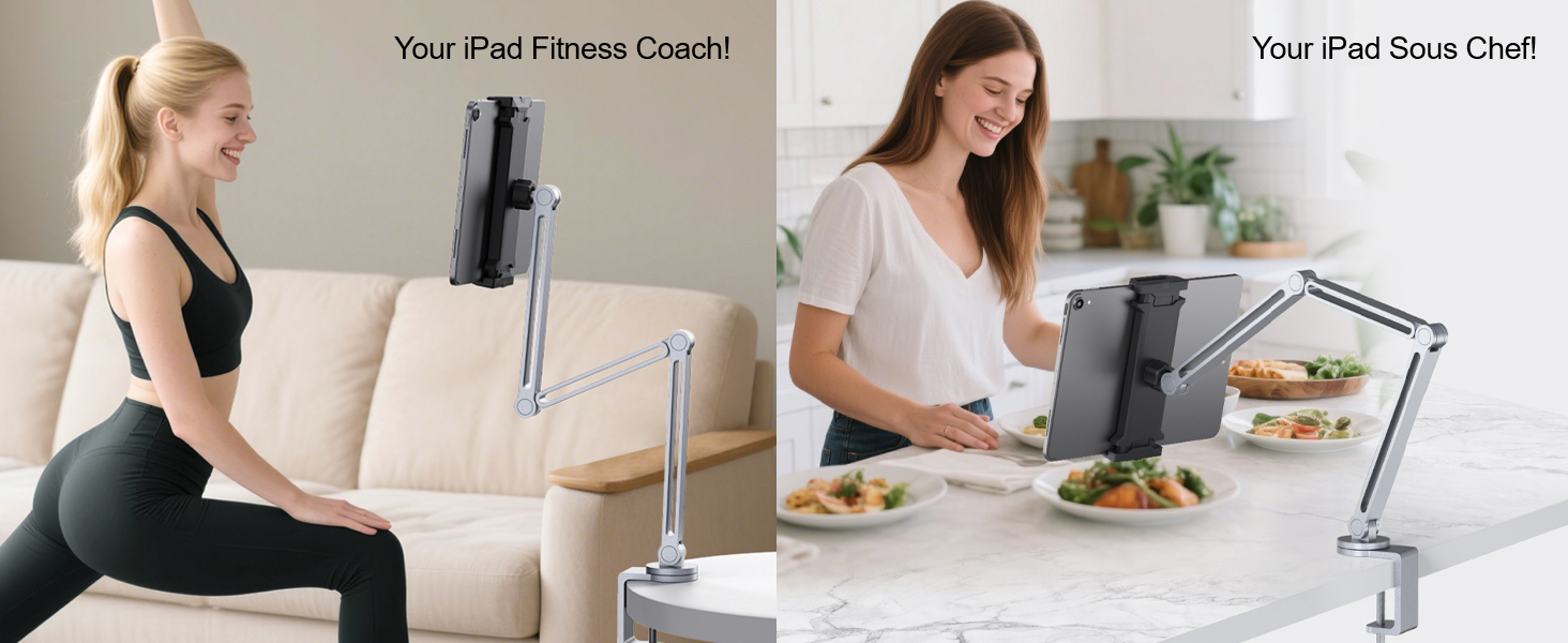 Your iPad Fitness Coach! Your iPad Sous Chef!