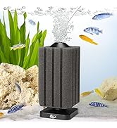 AQQA Aquarium Sponge Filter Submersible Small Fish Tank Filter 20 Gallon Ultra Quiet Air Powered ...