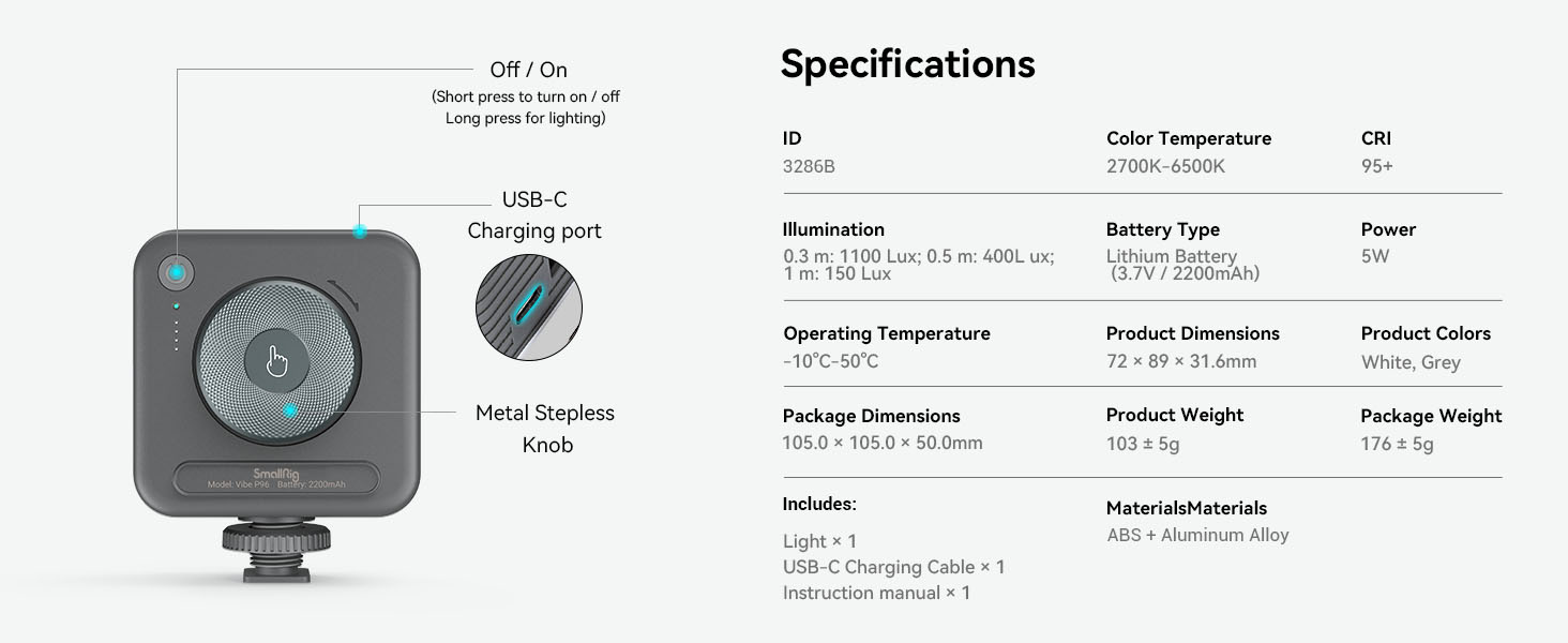 led video light camera lights phtography lighting