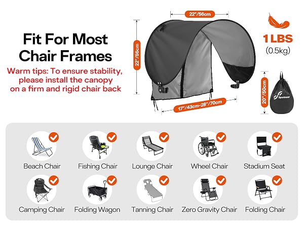 Chair Sun Shade