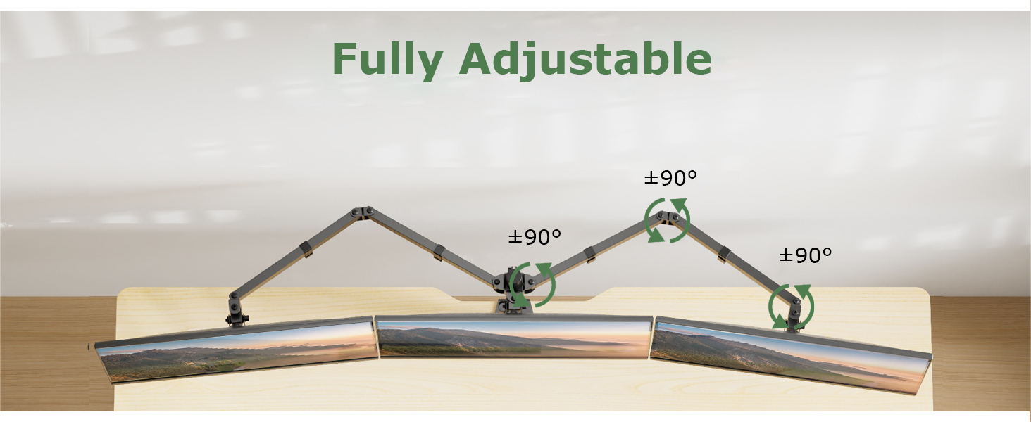 Triple Monitor Mount