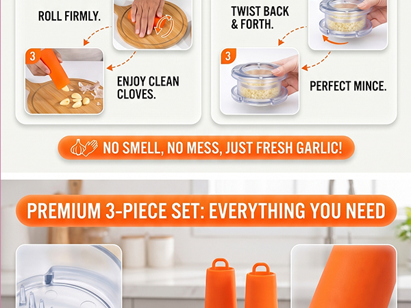 manual garlic twister