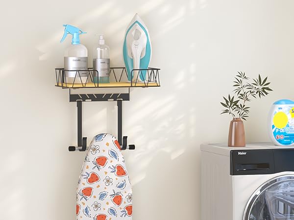 Space Saving Iron Holder