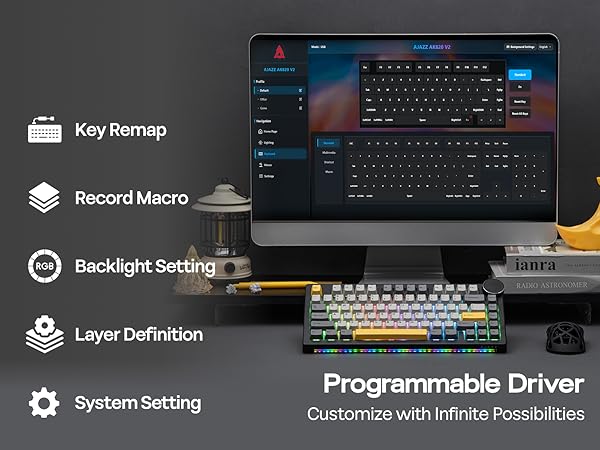 AK820 V2 Wireless Gaming Keyboard