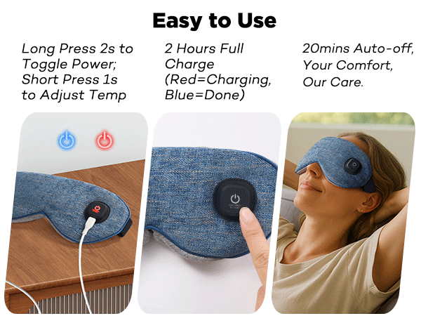 heated eye mask