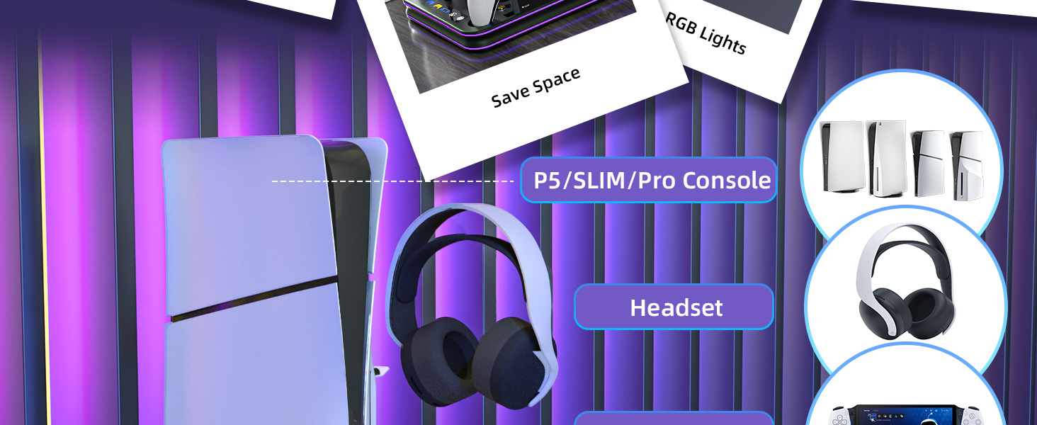 Playstation5 Stand and Cooling Station