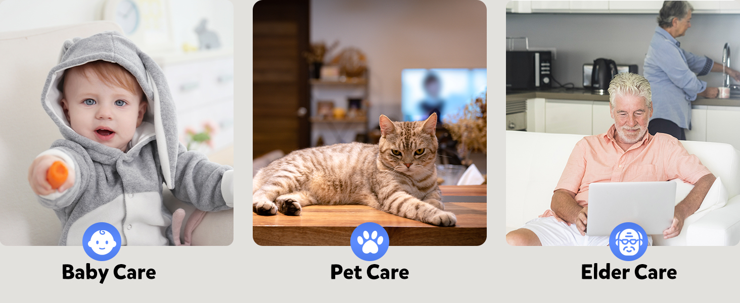 pet camera. bbay monitor for elder