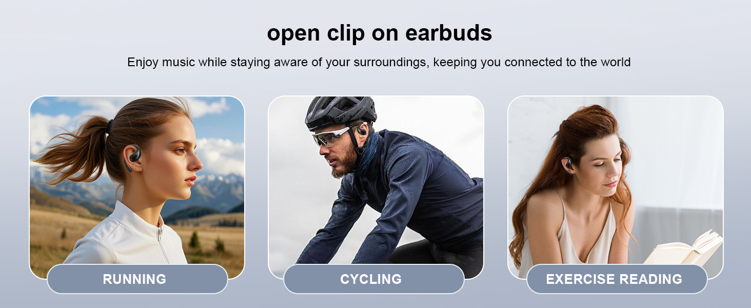 open clip on earbuds