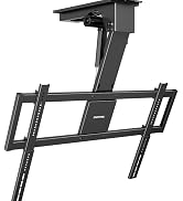 Electric Adjustable Ceiling TV Mount with Remote