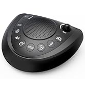 White Noise Machine, Portable Sleep Sound Machine with 24 Soothing Sounds, Timer & Memory Functio...