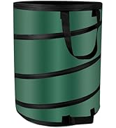 CDLXSH Collapsible Trash Can, 27 Gallons Pop Up Camping Trash Can, Heavy Duty 600D Waterproof Oxf...