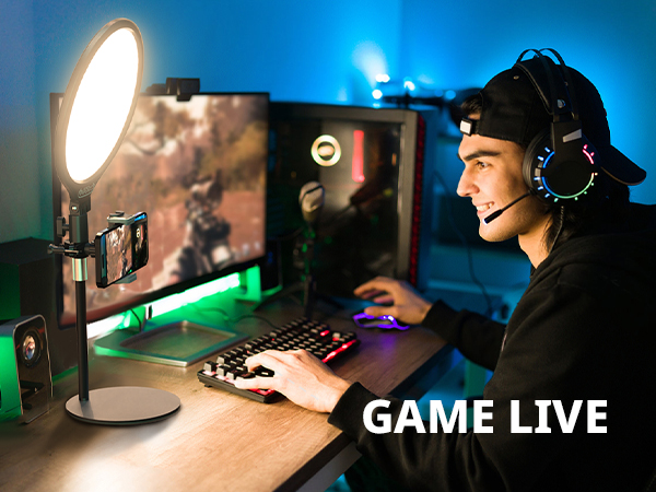 video conference light