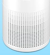 2 Pack Air Purifiers for Home with HEPA Filters, Portable Air Purifier with Nightlight Speed Cont...