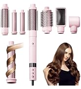 6-in-1 High-Speed Hair Dryer Brush Blow Dryer 110,000 RPM with Interchangeable Heads, Hair Stylin...