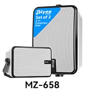 Plyee Audio 600W Outdoor Bluetooth Speakers, Wireless Sync Between Speakers, Powerful Bass, Wall ...