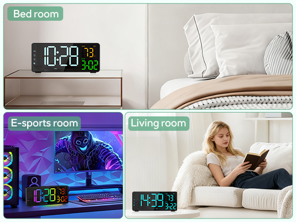 alarm clocks for bedrooms