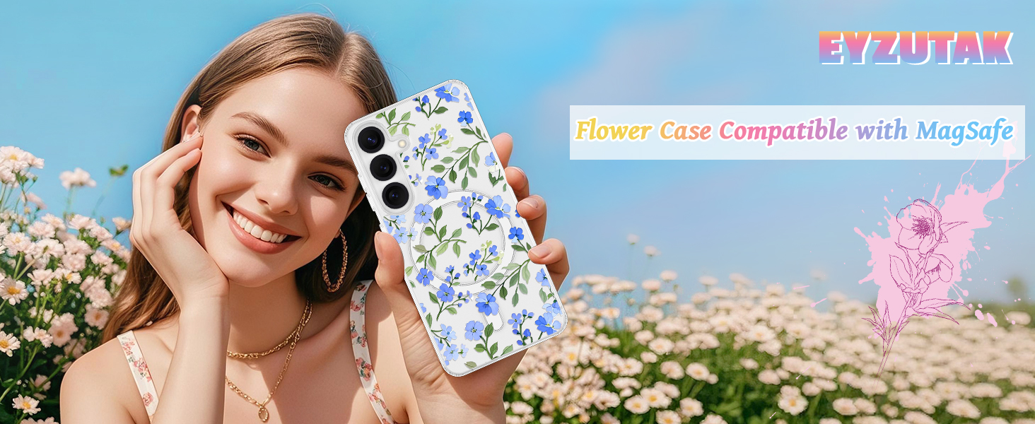 4(1)-cute beautiful flowers leaves case for samsung galaxy phone