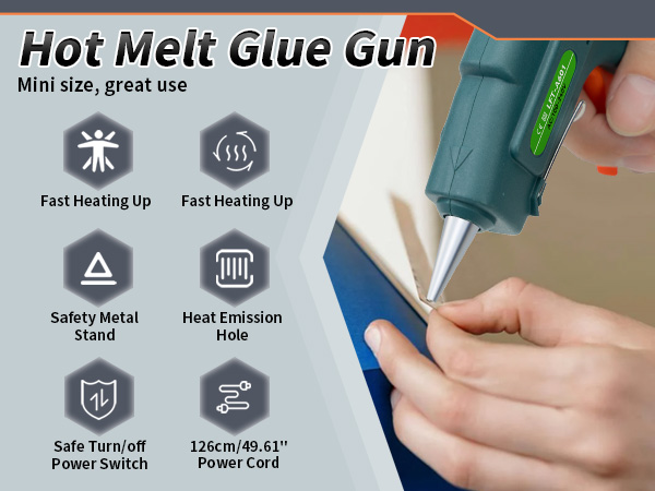 hot glue gun with stand