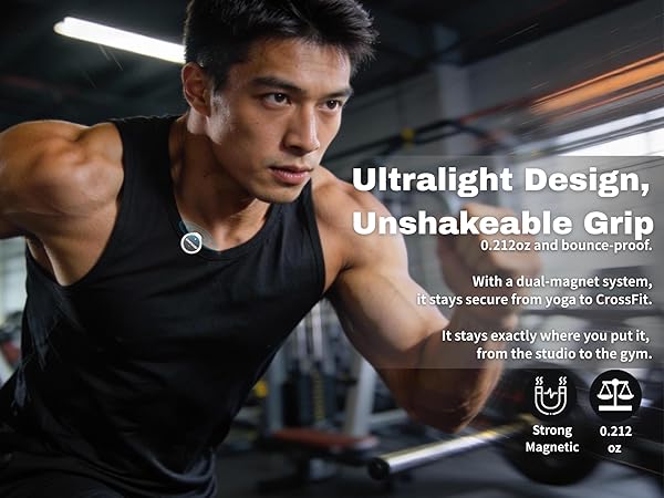 Magnetic mini mic for fitness vlogs Instagram Reels TikTok gear gift for content creators