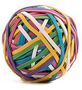 Eagle Rubber Band Ball, 170 Bands per Ball, Assorted Colors