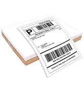 L LIKED 100 Labels Full-Sheet 8-1/2" x 11" Self Adhesive Shipping Labels for Laser &amp; Inkjet Printers