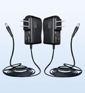 2Pack 12V 1A/1000mA 10ft Long Power Supply Adapter, 12W Adaptor AC to DC Adapter Cord for LED Str...