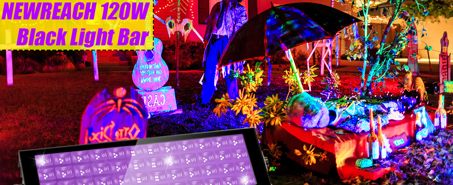 NEWREACH 120W LED Blacklight Bar