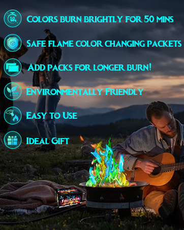 MEKER Fire Color Changing Packets