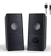ottosing H21 Computer Speakers for Desktop PC, Full Stereo Sound, USB-Powered, Gaming Monitor Spe...
