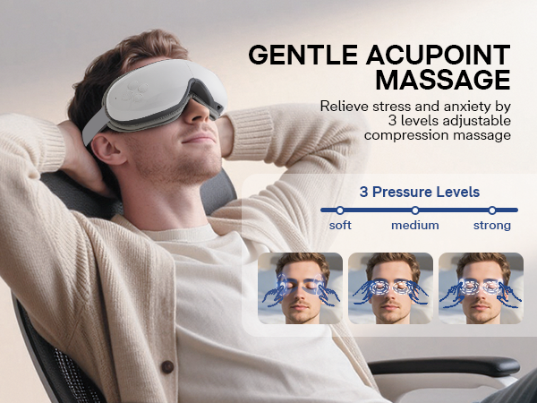 eye massage with Compression