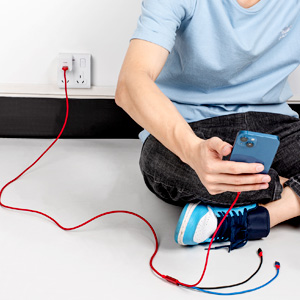 10ft 6ft 5ft long multi phone usb fast charging cable retractable charger cord