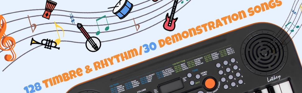 128 tones 128 rhythms