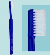 A link to a listing for an Implant Orthodontic Soft Toothbrush for braces.