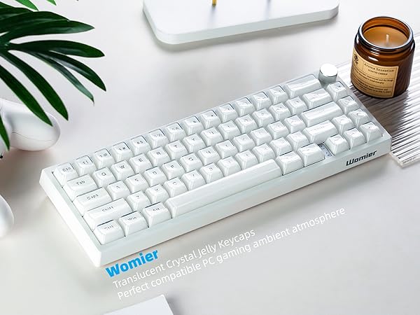 Jelly Keycaps-Crystal Cute Keycaps, Keycaps for Mechanical Keyboard